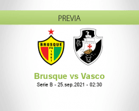 Pronóstico Brusque Vasco (24 septiembre 2021)