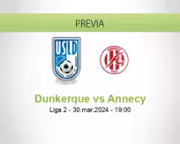 Pronóstico Dunkerque Annecy (30 marzo 2024)