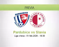 Pronóstico Pardubice Slavia (01 febrero 2026)