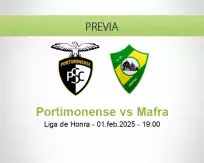 Pronóstico Portimonense Mafra (01 febrero 2025)