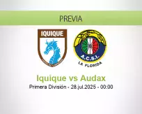 Pronóstico Iquique Audax (27 julio 2025)