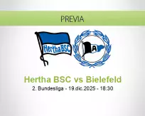 Pronóstico Hertha BSC Bielefeld (19 diciembre 2025)