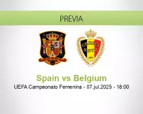 Pronóstico Spain Belgium (07 julio 2025)