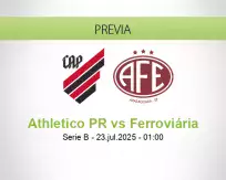 Pronóstico Athletico PR Ferroviária (22 julio 2025)