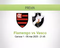 Pronóstico Flamengo Vasco (08 marzo 2025)