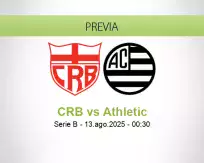Pronóstico CRB Athletic (12 agosto 2025)
