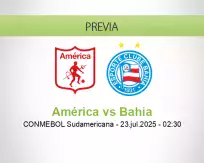 Pronóstico América Bahia (22 julio 2025)
