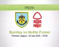 Pronóstico Burnley Nottm Forest (20 septiembre 2025)