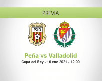 Pronóstico Peña Valladolid (16 enero 2021)