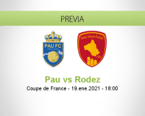 Pronóstico Pau Rodez (19 enero 2021)