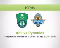 Pronóstico Ahli Pyramids (23 septiembre 2025)