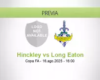 Pronóstico Hinckley Long Eaton (16 agosto 2025)