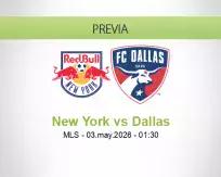 Pronóstico New York Dallas (02 mayo 2026)
