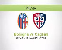 Pronóstico Bologna Cagliari (03 mayo 2026)
