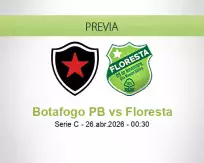 Pronóstico Botafogo PB Floresta (25 abril 2026)