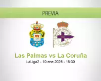 Pronóstico Las Palmas La Coruña (10 enero 2026)
