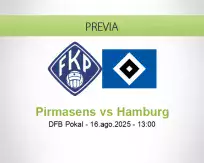 Pronóstico Pirmasens Hamburg (16 agosto 2025)
