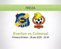 Pronóstico Everton Cobresal (26 abril 2026)