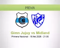 Pronóstico Gimn Jujuy Midland (16 febrero 2026)