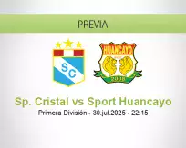 Pronóstico Sp. Cristal Sport Huancayo (30 julio 2025)