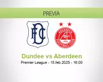 Pronóstico Dundee Aberdeen (15 febrero 2025)