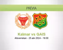 Pronóstico Kalmar GAIS (25 abril 2024)