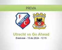 Pronóstico Utrecht Go Ahead (15 diciembre 2024)