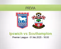 Pronóstico Ipswich Southampton (01 febrero 2025)