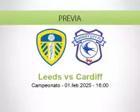 Pronóstico Leeds Cardiff (01 febrero 2025)