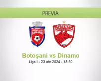 Pronóstico Botoşani Dinamo (23 abril 2024)