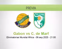 Pronóstico Gabon C. de Marf (09 septiembre 2025)