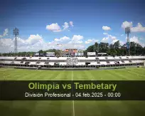 Pronóstico Olimpia Tembetary (03 febrero 2025)