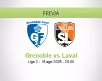 Pronóstico Grenoble Laval (15 agosto 2025)