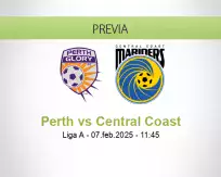 Pronóstico Perth Central Coast (07 febrero 2025)