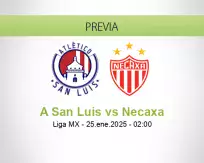 Pronóstico A San Luis Necaxa (24 enero 2025)