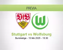 Pronóstico Stuttgart Wolfsburg (15 febrero 2025)