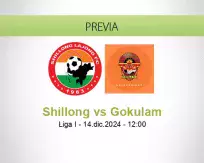 Pronóstico Shillong Gokulam (14 diciembre 2024)