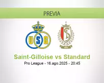 Pronóstico Saint-Gilloise Standard (16 agosto 2025)