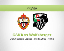 CSKA vs Wolfsberger