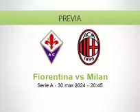 Pronóstico Fiorentina Milan (30 marzo 2024)