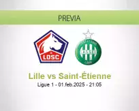 Pronóstico Lille Saint-Étienne (01 febrero 2025)