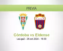 Pronóstico Córdoba Eldense (26 octubre 2024)