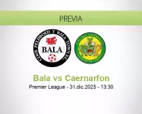 Bala vs Caernarfon