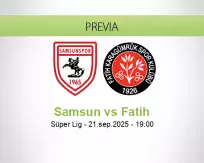 Pronóstico Samsun Fatih (21 septiembre 2025)