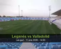 Pronóstico Leganés Valladolid (11 enero 2026)
