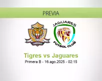 Pronóstico Tigres Jaguares (15 agosto 2025)