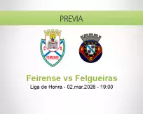 Pronóstico Feirense Felgueiras (02 marzo 2026)