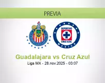 Guadalajara vs Cruz Azul