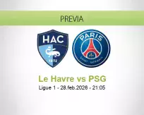 Le Havre vs PSG