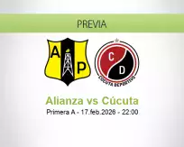 Alianza vs Cúcuta